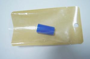 Transparent Front Brown Kraft Paper Packaging Bag Heat Seal Pouch With Small Round Hang Hole