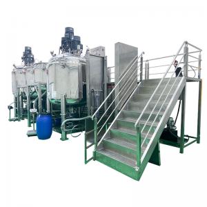 China Hygiene Vacuum Emulsifying Mixer 2000L 3000L Toothpaste Manufacturing Machine on sale