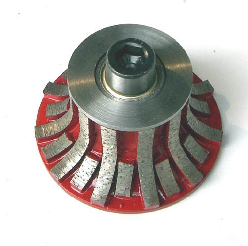 Quality Segmented Portable Carving Diamond Profile Wheel For Stone Slab Edge Profiling for sale