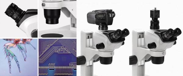 Quality Binocular Trinocular Stereo Zoom Microscope Various Accessories Complete Function for sale