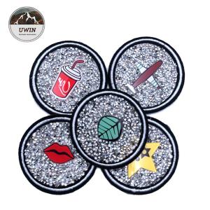 Buy cheap Round Embroidered Applique Patches , Beautiful Custom Brand Patches product
