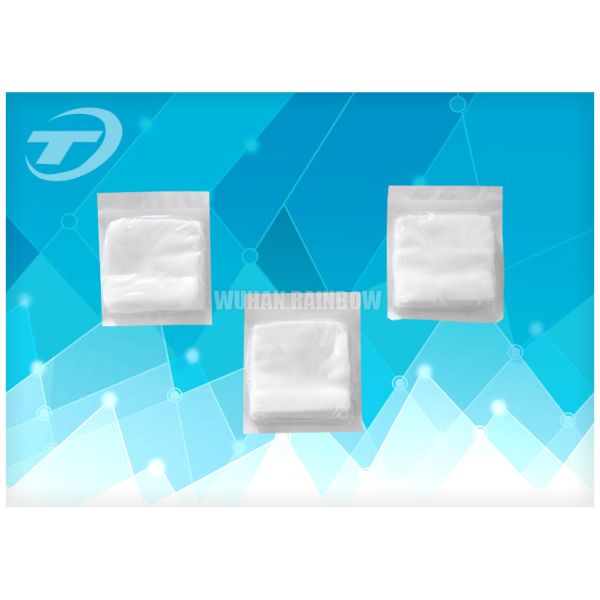 4ply 6ply 8ply Nonwoven Medical Gauze With Good Water / Blood Absorbability