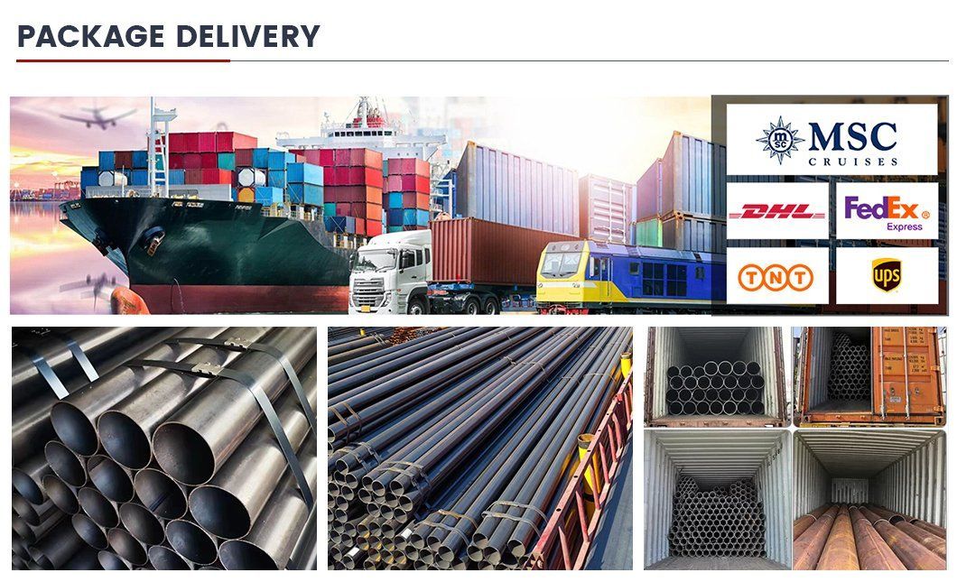 High Quality ERW Steel Pipe, ERW Seamless Carbon Steel Pipe for Waterworks