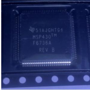 China 16 Bit Texas Instruments MSP430 Microcontroller IC MSP430F6736AIPZR on sale