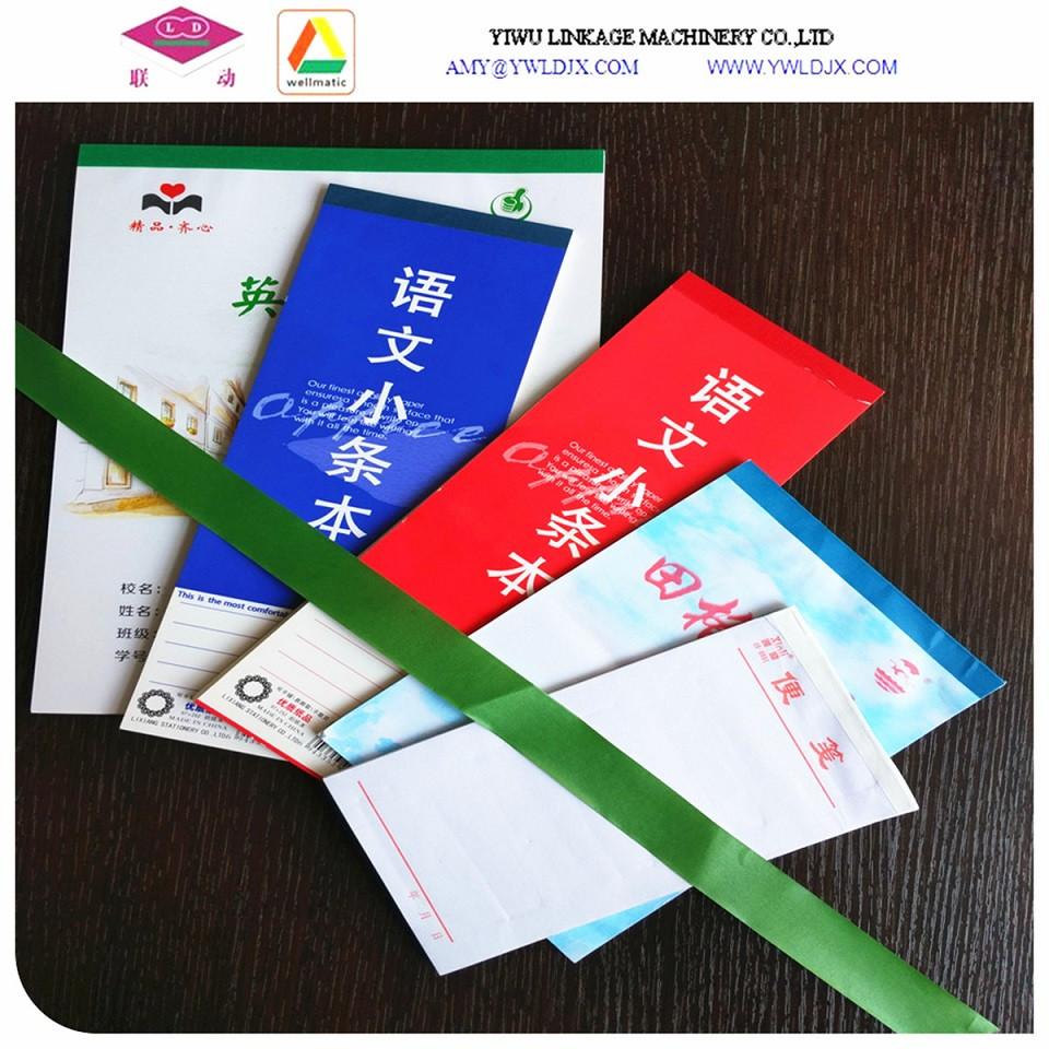 Efficiently Produce Exercise Book and Notebook with Plastic Book Cover Making Machine
