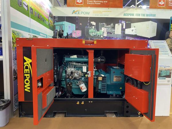 Red Noise Level ≤75dB A Standby Generator Set with IP23 Protection Grade with