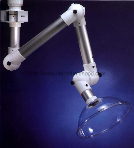 Quality Flexible Laboratory Fittings , Bench Mounted Fume Extraction Arms With PP Tubes for sale