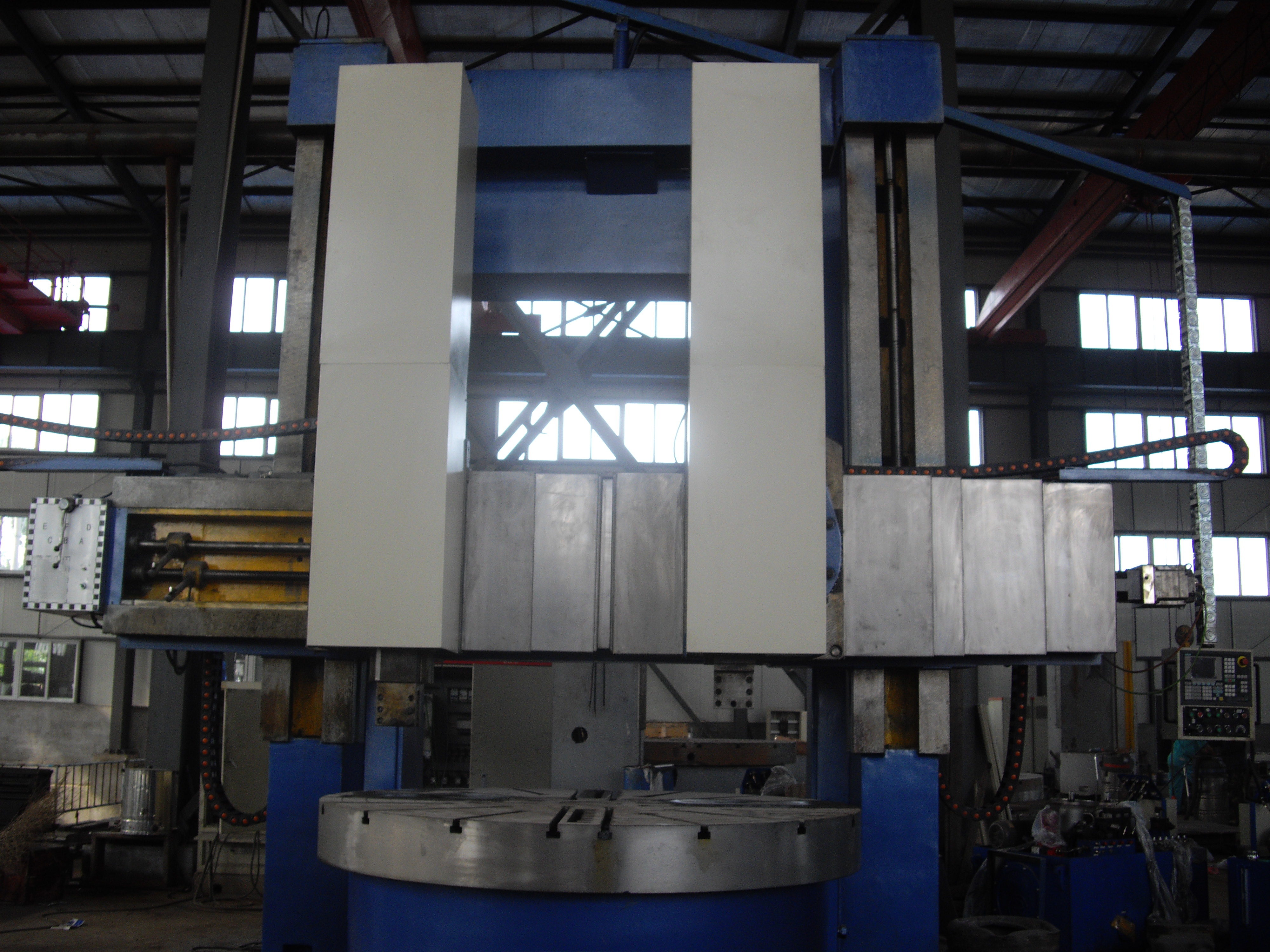 Single Column Vertical Turret Lathe Machine Tools 2.6 mtrs Working Machine
