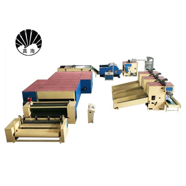 Fiber Filling Comforters Mattress Sintepon Wadding Production Line 200kw