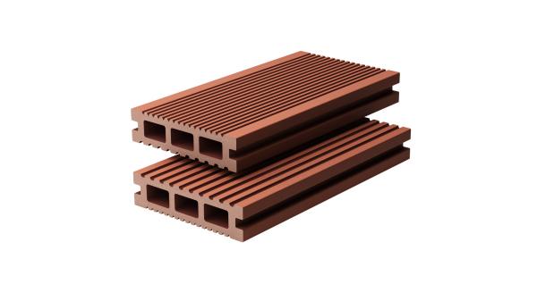 Quality Brushing Hollow Composite Decking Wpc Floor Decking for sale