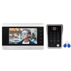 Buy cheap 7&quot; Monitors RFID Password Video Door Phone Intercom Doorbell With IR Camera video switch to CVBS/AHD product