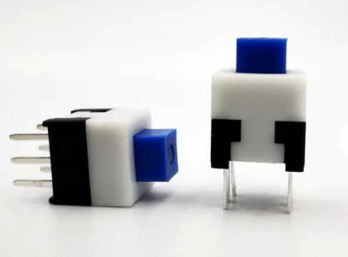 Quality 6P DIP 7x7 Self Locking Push Button Switch RoHS Compliant for sale