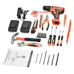 Buy cheap 28N.M Brushless Cordless Tool Set 21Volts Cordless Power Drill Tools 1500MA Battery product
