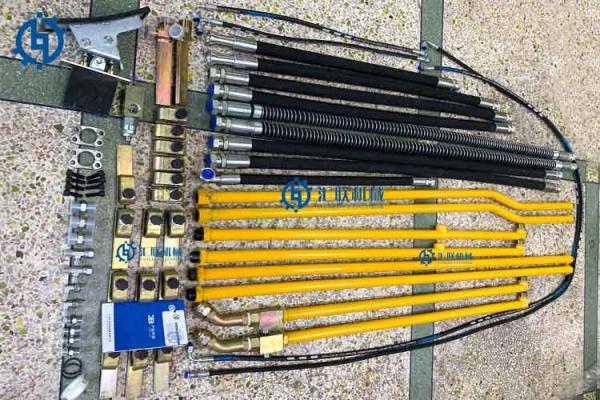 Quality Durable Hydraulic Excavator Piping Kit Breaker Parts Pipeline Digger Attachments Hydraulic Seamless Pipe for sale