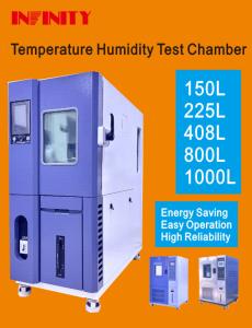 Buy cheap Air-cooled Condenser System Constant Temperature Humidity Test Chamber with and 1 LED Lighting Device product