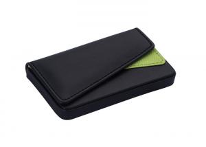 Buy cheap PU Leather Name Card Holder Rectangle Magnetic Business Card Holder product