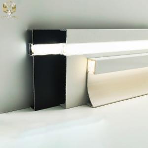 Buy cheap Cove Aluminium Floor Skirting Powder Coating OEM product