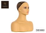 Db-3880 Mannequin Head With Shoulders For Wigs Jewerly Display Strong Practicali