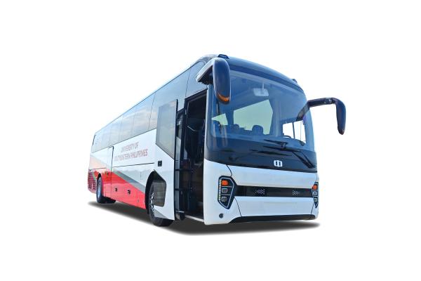 Quality 12m 49 Seats Diesel Coach Bus Tourist Bus With Toilet Long Distance for sale