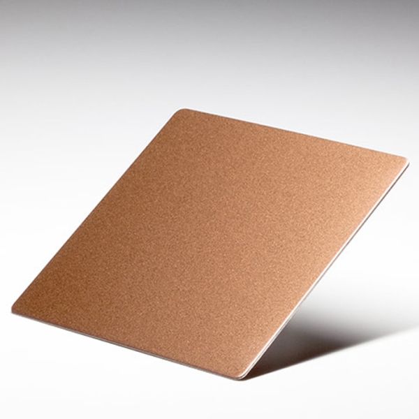 5 x 10FT Gold Color Stainless Steel Sheet 2438mm 3048mm 430 4 x 8FT Sandblasting