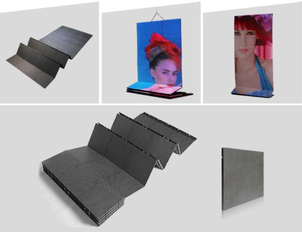Quality Floor / Wall Mount Retail LED Display , P6 Flexible LED Video Screen 32×32 Pixels for sale