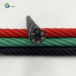 PP Wire Playground Combination Rope 16mm 6 Strand With Fibre Core
