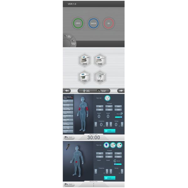 Cool wave body slimming shockwave therapy cryolipolysis machine Erectile Dysfunction