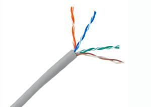 China Copper networking Cable Cat.5e UTP Cable soild copper conductor,23 AWG 4 pair Ethernet Lan cable on sale