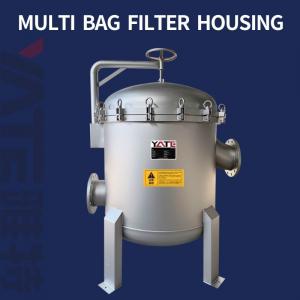 China Stainless Steel Bag Type Filter Housing Liquid Filtration Housing on sale