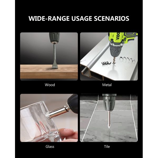 18V 10mm Chuck Cordless Hammer Battery Drill Driver Set