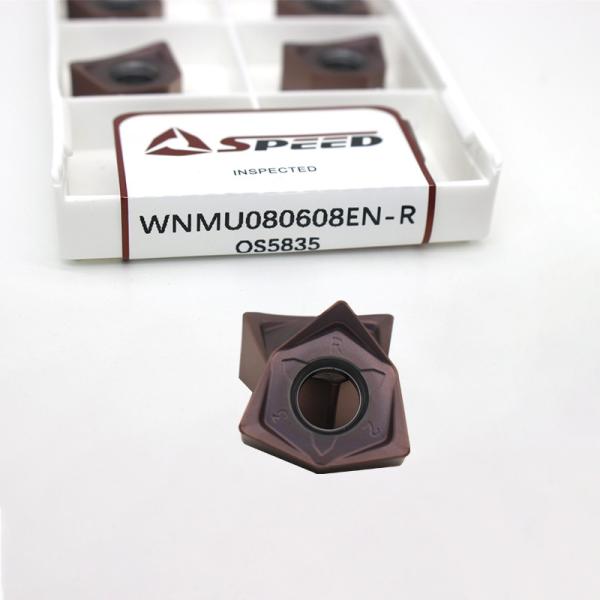 Quality WNMU040304 WNMU080608EN-R Tungsten Cemented Carbide Turning Tool CNC Milling Inserts for sale