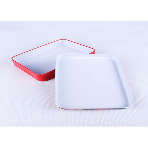 160*120*30mm Tinplate Printed Tin Boxes Rectangular Metal For Gifts Packaging