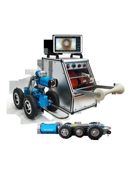 Quality High definition sewer pipe inspection CCTV crawler robot wifi control for sale