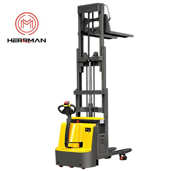 Quality Garment 2T 2500mm Dividable Mast Fully Electric Pallet Stacker for sale