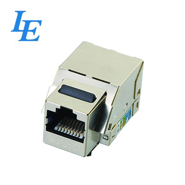 Quality White Network Keystone Jack For Ethernet Network Phosphor Bronze Material for sale