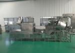 Industrial Salted Peanut Frying Machine , Roasted Salted Peanuts Processing Line