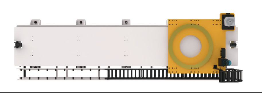 IRB1410 IRB1200 Robot Replacement Parts 2500kg Load Robot Rail System