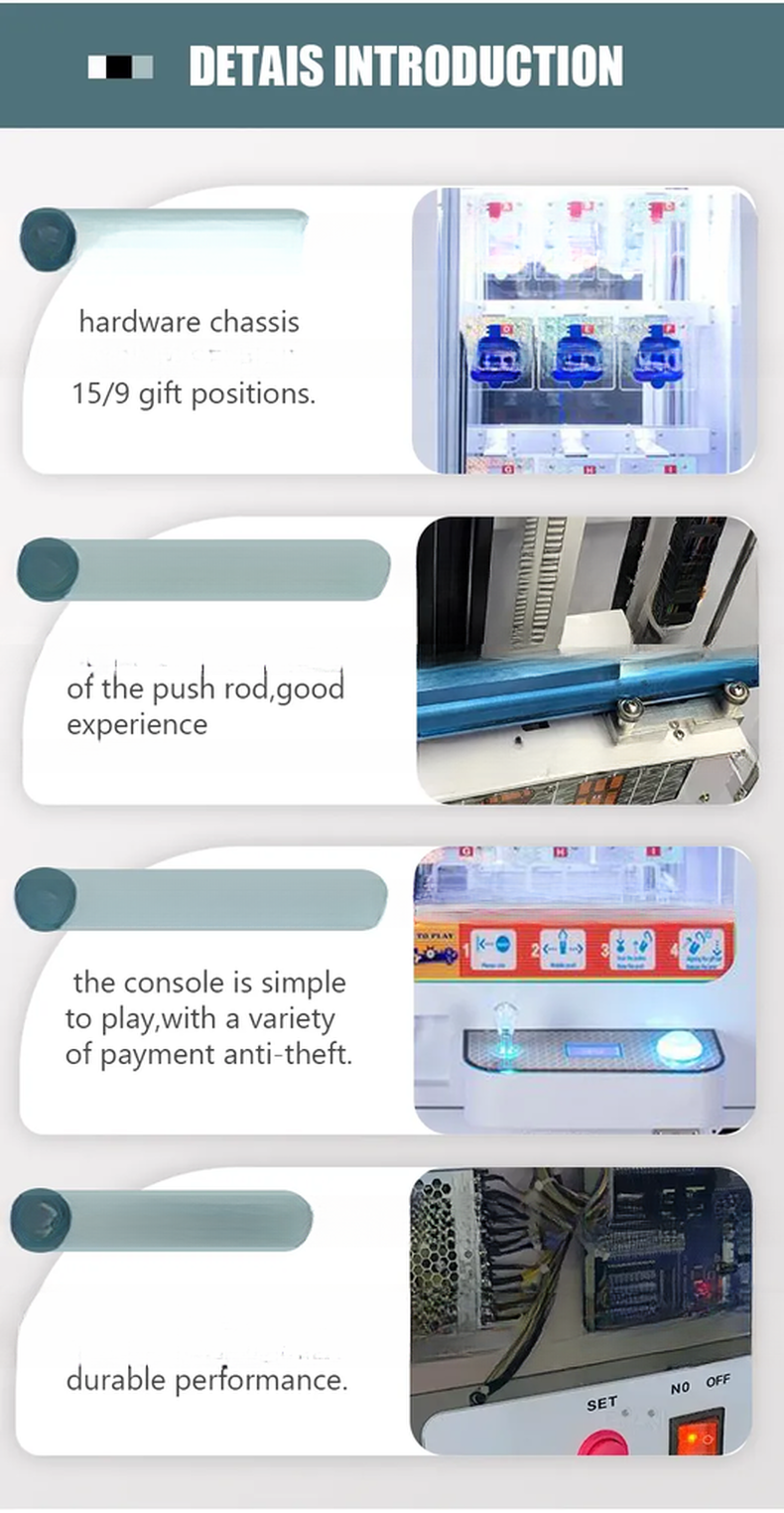 Dreamland Key Master Game Machine Push Shoes Prize Vending Machine 15 Prize Holes Coin Operated Arcade Games