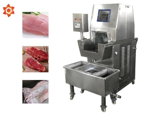 Quality YS-12 Automatic Meat Processing Machine Saline Injection 0.55KW Power 50 * 1000 * 800mm for sale