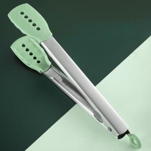 Buy cheap Dishwasher Safe Non Stick Stainless Steel Silicone Food Tongs product