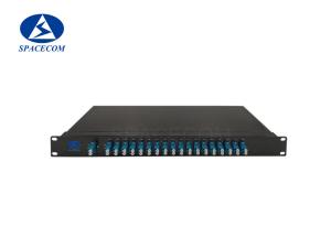 1RU Rackmount DWDM MUX DMUX 18 Channel Good Channel To Channel Uniformity