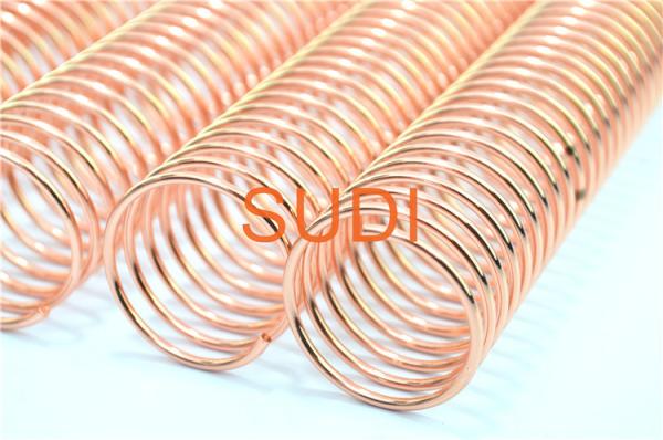 Quality 2:1 Pitch Metal Spiral Binding Coils for sale