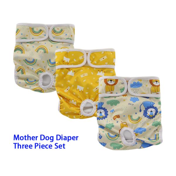 Reusable Pet Accessories Anti Harassment Washable Female Dog Diaper Customized