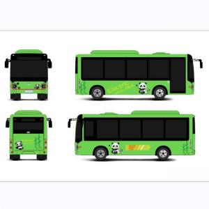 China 2h Fast Charging Time Electric Mini Bus Zero Emission 6.6m 69km/h on sale