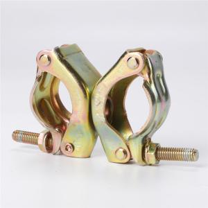 China Electric Galvanized Swivel Scaffold Clips , EN74B Scaffolding Clamp Swivel on sale