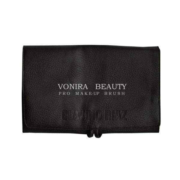 High Quality Portable Roll Up Makeup Brushes Bag Pouch Cosmetic Rolling Case Pen Holder