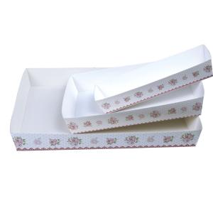 Buy cheap Oven Safe Long Rectangle Paper Cake Baking Pans High Temperature Resistant Loaf Pans Paper product