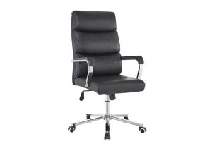Buy cheap Ergonomically Electroplating 1100 Mm Leather Desk Chair Modern product