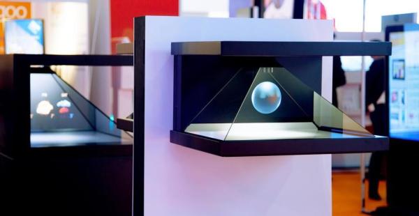 Quality Transparent 3d Holographic Showcase Holographic Projector 50Hz - 60Hz for sale
