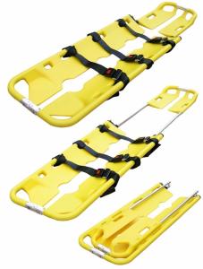 China Medical Portable PE Plastic Separable Patient Emergency Scoop Stretcher on sale